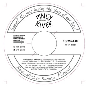 Piney River Brewing Co. Dry Wood November 2016