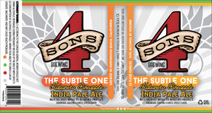 Four Sons Brewing The Subtle One
