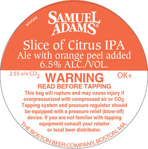 Samuel Adams Slice Of Citrus IPA