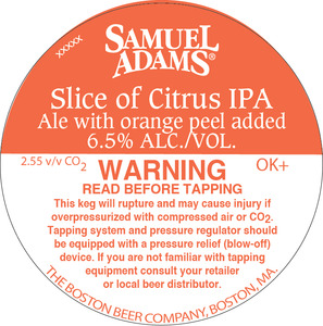 Samuel Adams Slice Of Citrus IPA