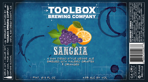 Toolbox Brewing Company Sangria November 2016