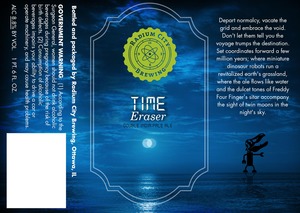 Radium City Brewing Time Eraser Double IPA