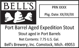 Bell's Port Barrel Aged Expedition Stout November 2016