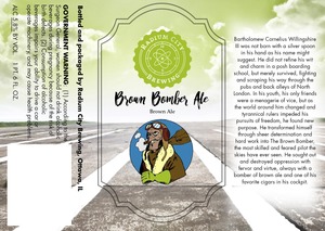 Radium City Brewing Brown Bomber Brown Ale