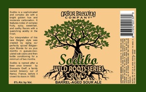 Arbor Brewing Company Sodibo