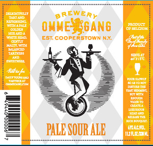 Ommegang Pale Sour Ale November 2016