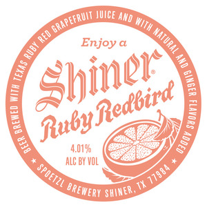 Shiner Ruby Redbird November 2016
