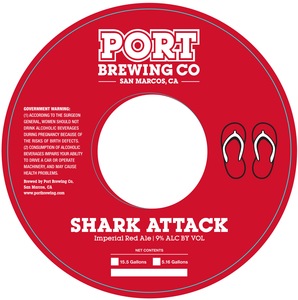 Port Brewing Company Shark Attack November 2016