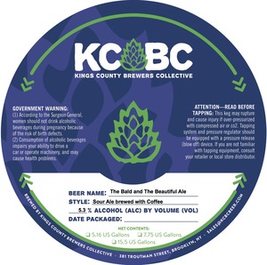 Kings County Brewers Collective The Bald And The Beautiful Ale November 2016
