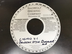 Cygnus X-1 Belgian Style Quadruple