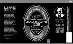 Mark Twain Brewing Company Chocolate Coffee Stout December 2016