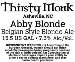 Thirsty Monk Abby Blonde