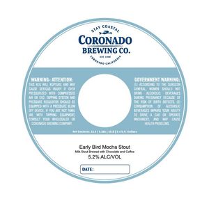 Coronado Brewing Company Early Bird Mocha Stout