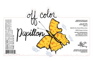 Off Color Brewing Papillon