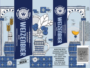 Waterloo Blueberry Weizenbier Beer November 2016