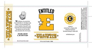 Entitled Beer Company Wit & Wisdom White Ale