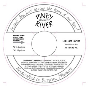 Piney River Brewing Co. Old Tom