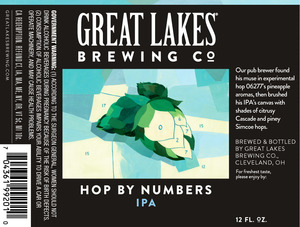 The Great Lakes Brewing Co. Hop By Numbers
