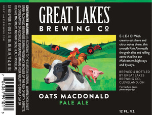 The Great Lakes Brewing Co. Oats Macdonald November 2016