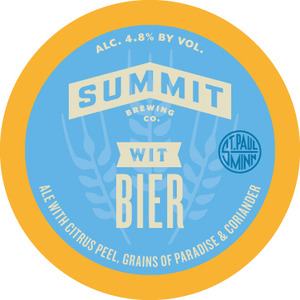 Summit Brewing Company Wit Bier November 2016
