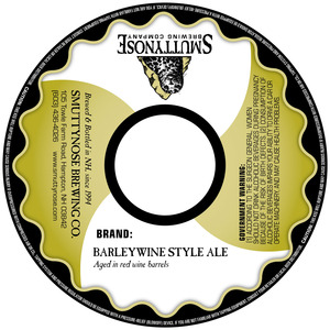 Smuttynose Brewing Co. Barleywine Style Ale