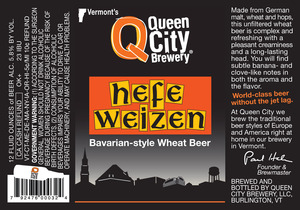 Queen City Hefeweizen November 2016