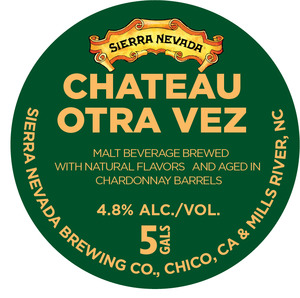 Sierra Nevada Chateau Otra Vez November 2016