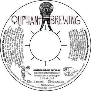 Oliphant Brewing Smoked Wheat Erryday