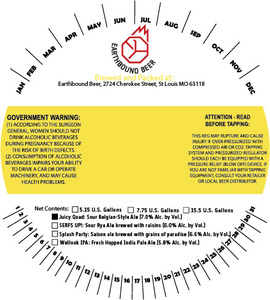 Earthbound Beer Juicy Quad December 2016
