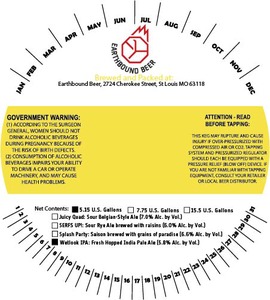 Earthbound Beer Wetlook IPA November 2016