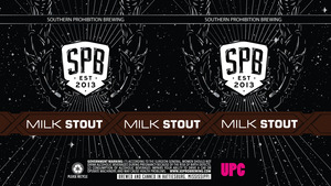 Southern Prohibition Brewing Milk Stout