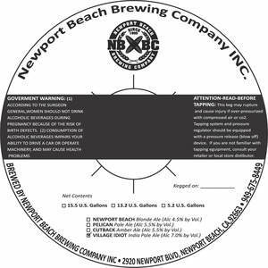 Newport Beach Brewing Company November 2016