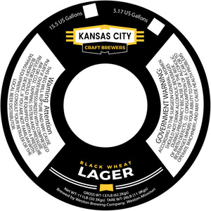 Kansas City Craft Brewers Black Wheat