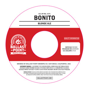 Ballast Point Bonito