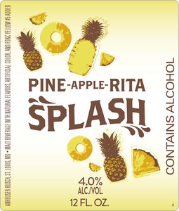 Bud Light Lime Pine-apple-rita Splash November 2016