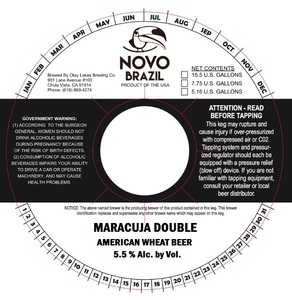 Novo Brazil Maracuja Double American Wheat Beer