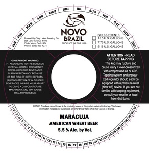 Novo Brazil Maracuja American Wheat Beer