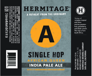 Hermitage Brewing Company African Queen November 2016