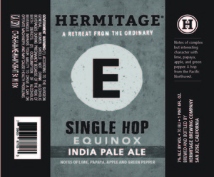 Hermitage Brewing Company Equinox December 2016