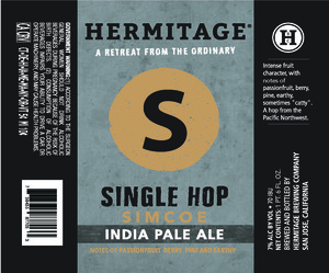 Hermitage Brewing Company Simcoe