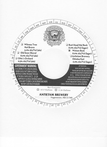 Antietam Brewery Weizen Bock
