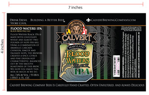 Calvert Brewing Company Flood Waters Black IPA