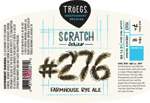 Troegs Scratch Farmhouse Rye