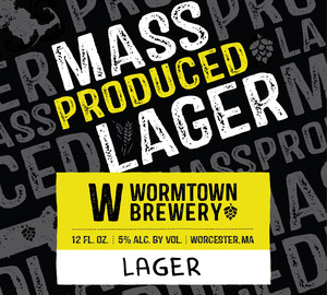 Wormtown Brewery Mass Produced Lager