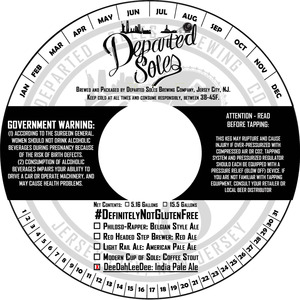 Departed Soles Brewing Company Deedahleedee