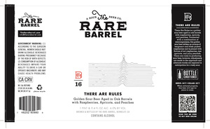 The Rare Barrel There Are Rules