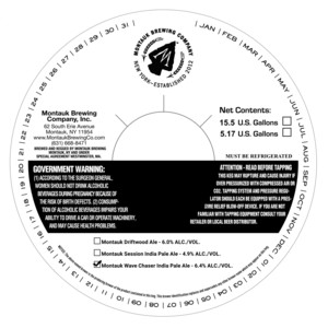 Montauk Brewing Wave Chaser India Pale Ale