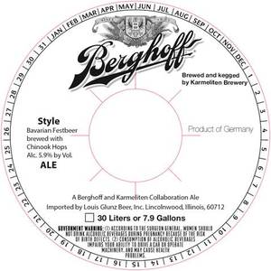Berghoff Bavarian Festbeer