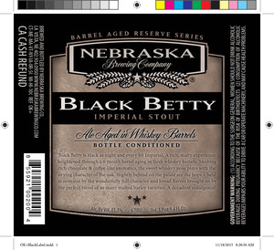 Nebraska Brewing Company Black Betty