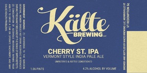 Cherry St. Ipa Vermont Style India Pale Ale